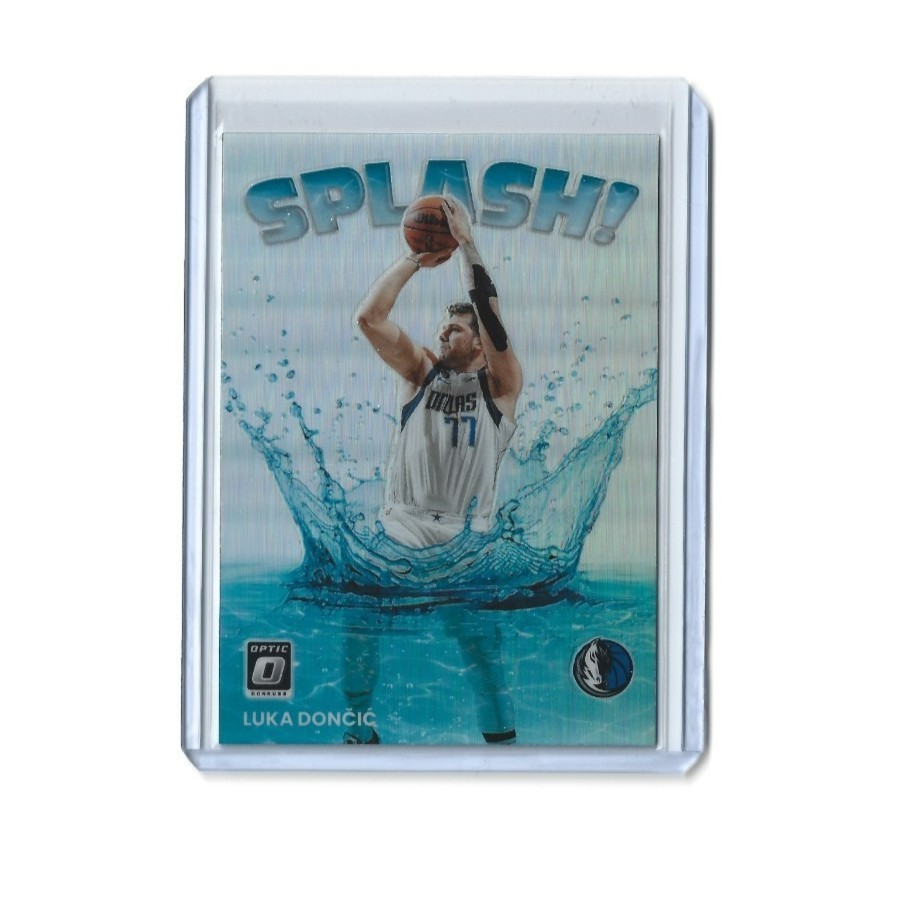 2022-23 Panini Donruss Optic Luka Doncic Splash Holo Prizm #11 Insert Mavericks