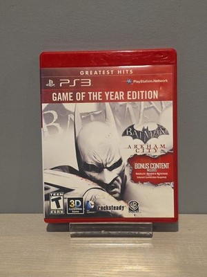 Batman: Arkham City - Game Of The Year Edition Greatest Hits PS3 Playstation CIB