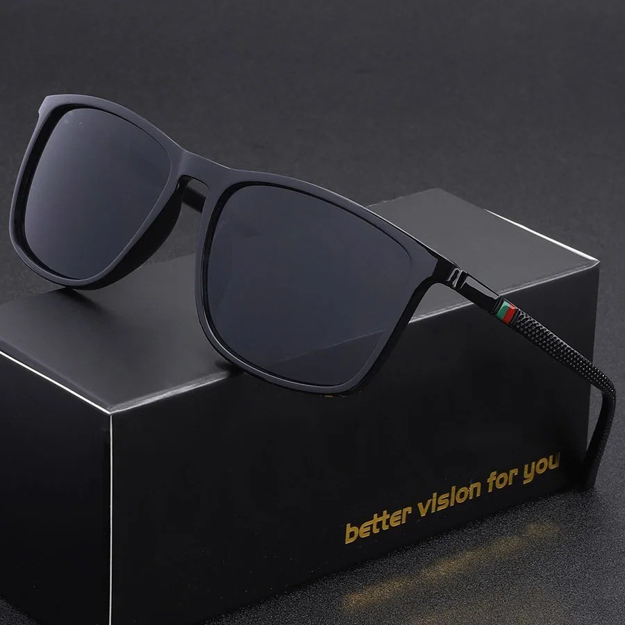 Fashion Square Vintage Sunglasses Men Women Retro Driving Fishing Sun