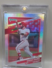 2021 Panini Donruss Eugenio Suarez #194 Career Stat Line 179/435 Cincinnati Reds
