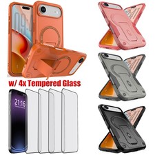 For iPhone 17/17 Pro/17 Pro Max/17 Air Case Cover Strap Lanyard/Tempered Glass