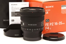 Obiettivo Sony FE PZ 16-35mm f4 G quasi come nuovo con cappuccio, custodia e scatola #50641
