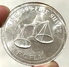 Silver South East Refining Panama City, FL 1 oz .999+ Fine Round UNC+ LUSTER