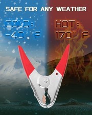 1 Pair 600AMP Jumper Heavy Duty Battery Booster Cable Parrot Clamps Replacement