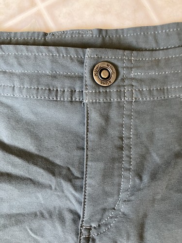 Pantalones Cortos Kuhl Para Mujer 6 Olive UPF 50 Secado Rápido Senderismo Cordón 6356 - Imagen 2 de 5