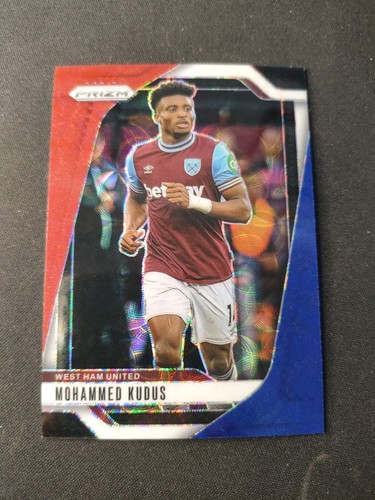 Panini Prizm 2024-25 Mohammed Kudus Red White Blue Choice West Ham