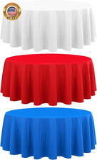 Disposable Plastic Tablecloth, Party Table Cloths Disposable for Indoor or Outdo