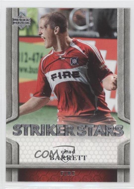 2007 Upper Deck MLS Striker Stars Chad Barrett #SS5 Rookie RC 0c2