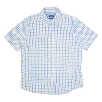 CHAPS Herrenhemd Blau Kariert L