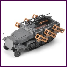4D 1/72 WWII SD.KFZ.251 Land Stuka Rocket Armored Vehicle Model Toy