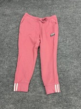 adidas Originals Vocal Pink Double Logo Joggers Sweatpants Women  s M