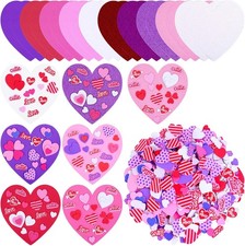 Valentine's Foam Stickers 520 Pieces Self-Adhesive for Crafts