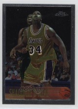 1996-97 Topps Chrome Shaquille O'Neal #220 HOF 0za4