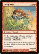 Lithophage [Duel Decks: Venser vs. Koth] Lightly Played