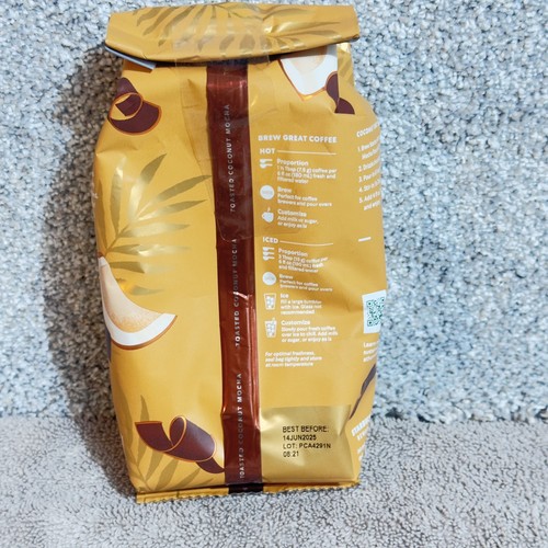 Starbucks TOASTED COCONUT MOCHA Ground Coffee 11 oz. Limited Ed BB 06/14/25 - 第 2/3 張圖片