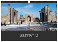 "Calendar 2027 · US Version · Uzbekistan (Wall Calendar 2027 17\" × 12\" Landscape)"
