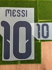 Argentina Lionel Messi Player Size Soccer Shirt Nameset Name Number ID