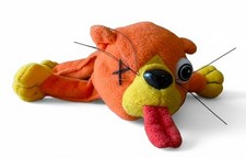 VTG 1997 Meanies Splat The Road Kill Cat Series 1 Plush Beanie with Tags Orange