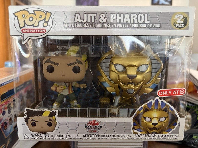 Funko Pop! Bakugan - Ajit & Pharol (Metallic) - 2 Pack  Target Excl Vaulted MIB