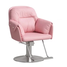 Hydraulic Barber Chair for Barbershop, Salon Chair with Footrest for Beauty Spa