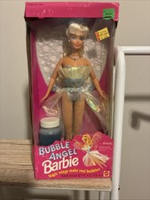 Vintage 1994 Barbie Bubble Angel Bubble Solution Mattel Doll 12443 New Sealed