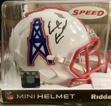 Houston Oilers Autographed Earl Campbell Mini Helmet