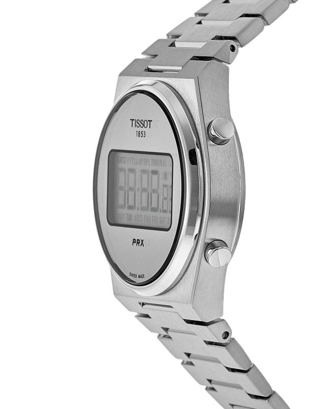 時計 TISSOT PRX 35mm Silver Dial PRX Quartz Gold-Tone 35mm - Gold-Tone on Bracelet | Teddy