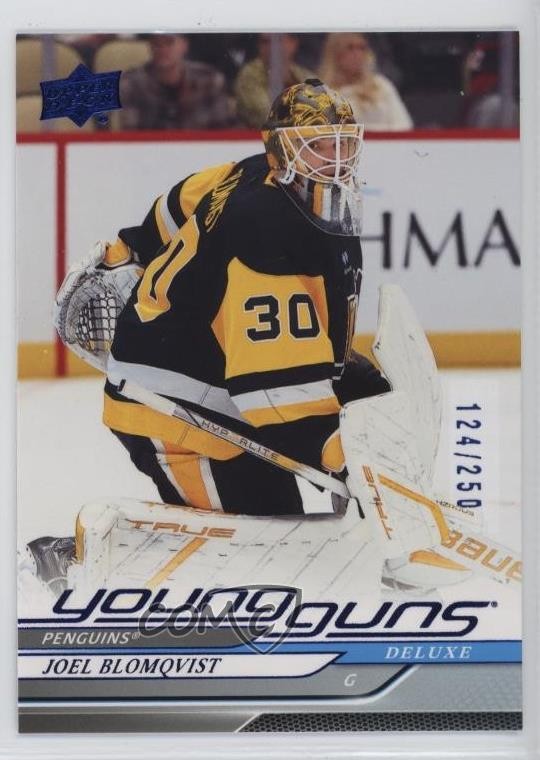 2024 Upper Deck Series 2 Young Guns Deluxe 124/250 Joel Blomqvist #483 Rookie RC