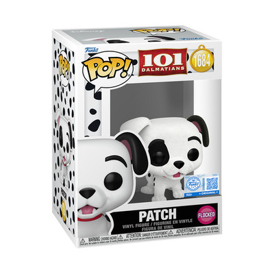 Funko POP!  101 Dalmatians - Charge of 101 Patches (Flocked) - Limited Edition