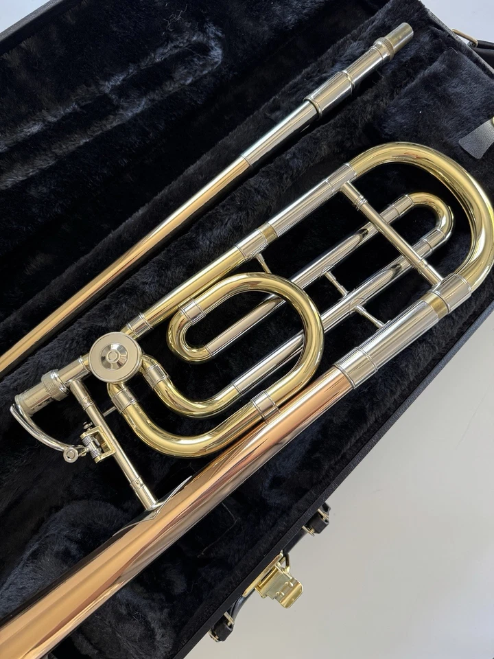 CG Conn Artist Symphony 88H Professional Tenor Trombone Closed Wrap Rose Gold - Image 3 of 4
