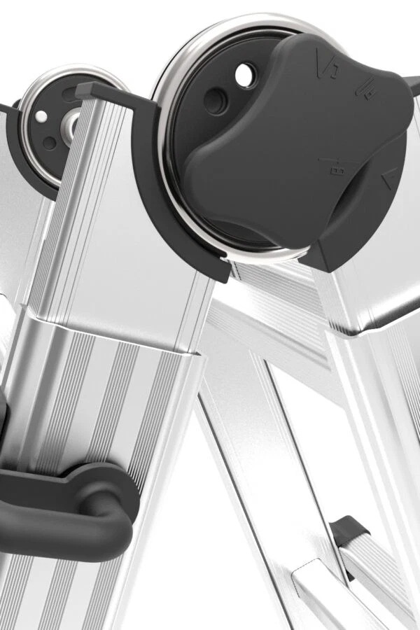 Marchetti BLACK 44 scala telescopica in alluminio allungabile fino a 4 mt - Immagine 4 di 4