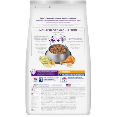 Adult Dog Food for Skin & Stomach Health, Chicken Recipe