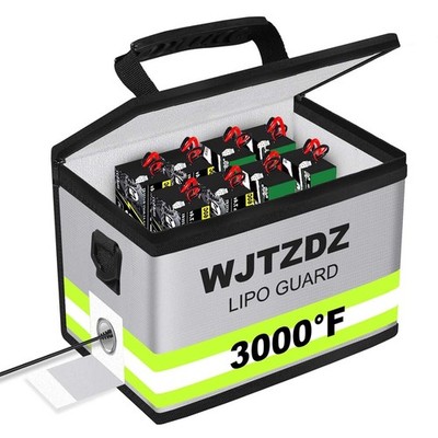 Fireproof Explosionproof Lipo Battery 4 Layer Storage Bag Protective Case
