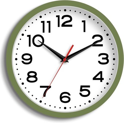 Wall Clock Silent Non-Ticking Modern Clock Battery Operated 8 Inch Small Classic