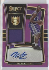 2017-18 Panini Select Rookie Jersey Purple 78/99 Harry Giles #RJA-HGL Auto 6yz