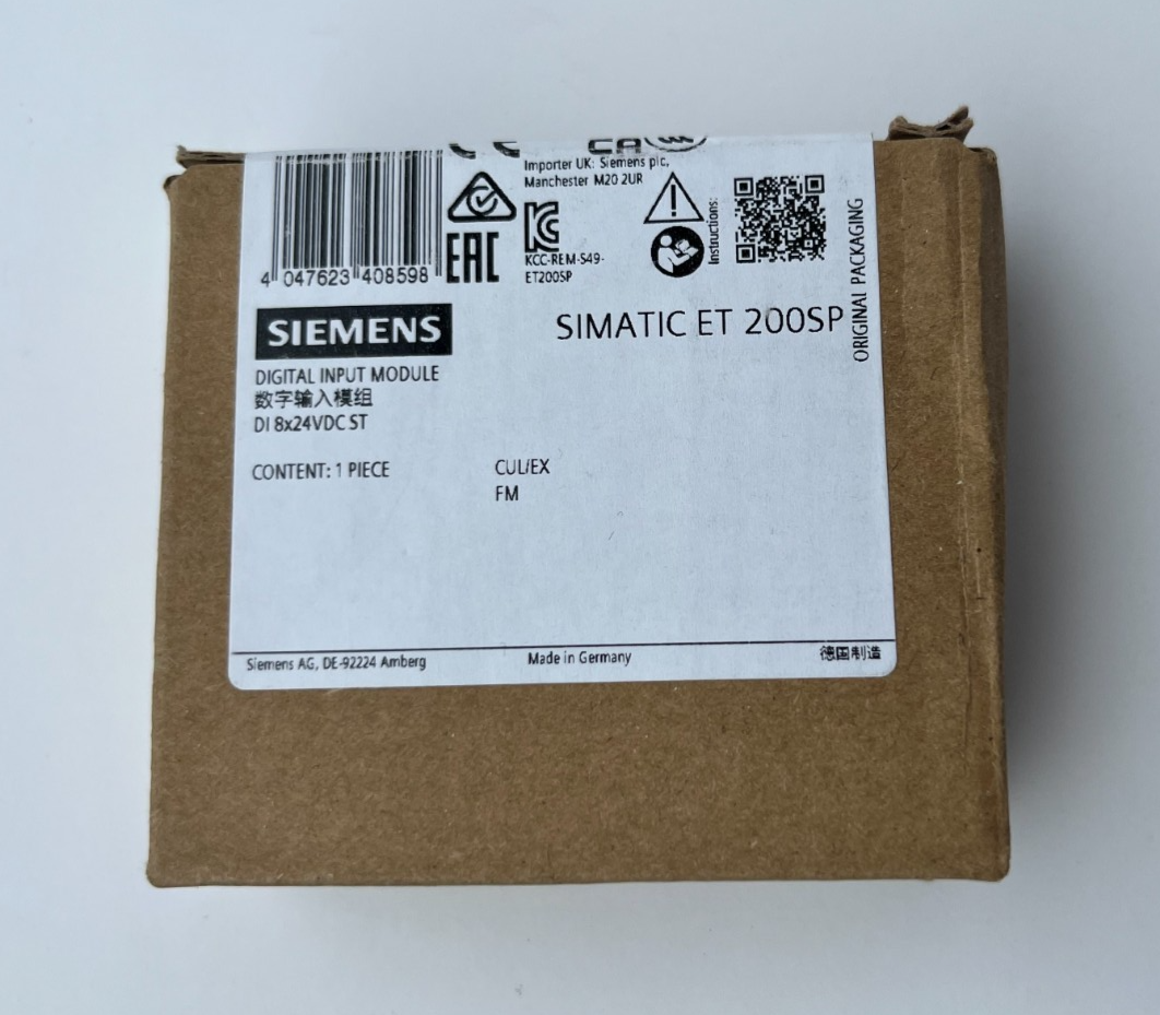 SIEMENS SIMATIC 6ES7131-6BF01-0BA0 ET 200SP, Digital input module, DI 8x 24V DC