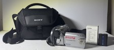Sony DCR-DVD301 Handycam DVD Camcorder Video Cam Charger, Battery  Case TESTED