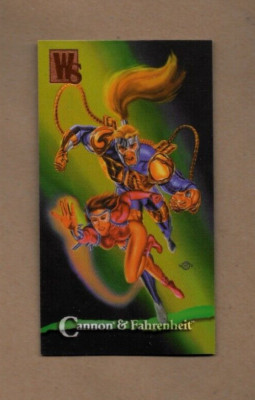 1995 Wildstorm Gallery Cannon & Fahrenheit Card #119 COOL Cathleen Thole Art NM+