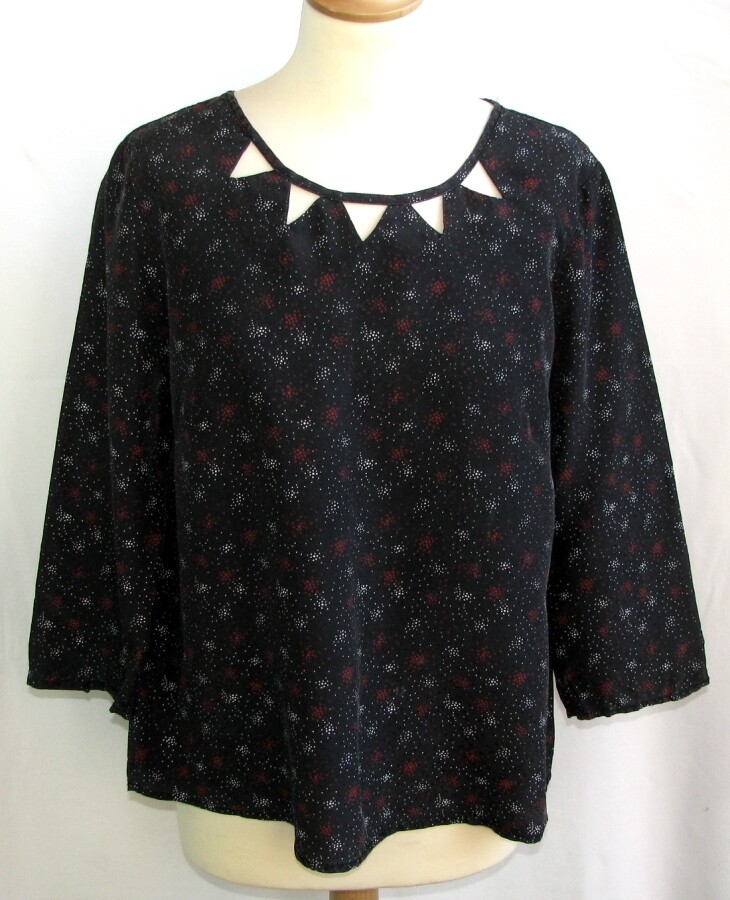 Haut Comptoir Des Cotonniers Noir Taille M - Occasion Très Bon état, Matière Acrylique/coton