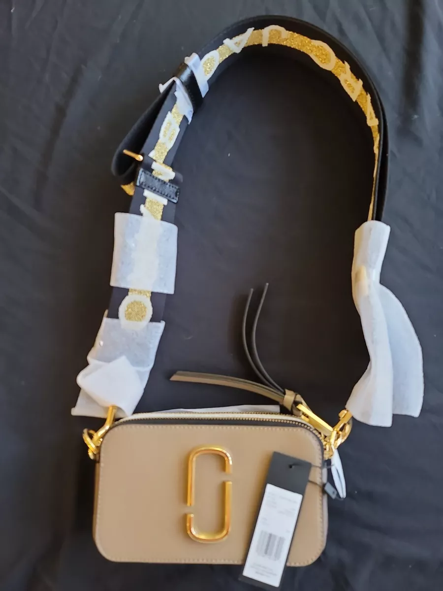 Marc Jacobs Grey and Yellow The Snapshot Bag