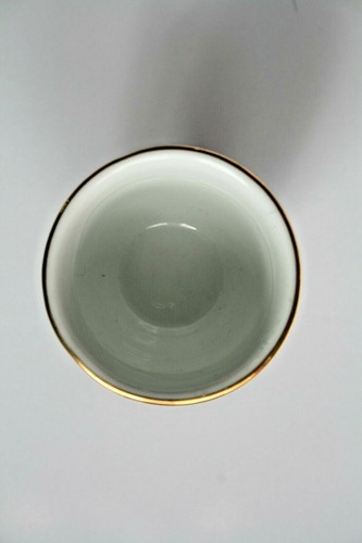 Egg Cup BRUXELLES French Egg Server Gold-Color Rim Used Ceramic Classic Europe - Picture 3 of 8