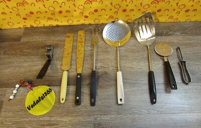 EKCO, FLINT VTG Kitchen Utensils CHOICE OF: Knife Sharpener, Spreader, Meat Fork