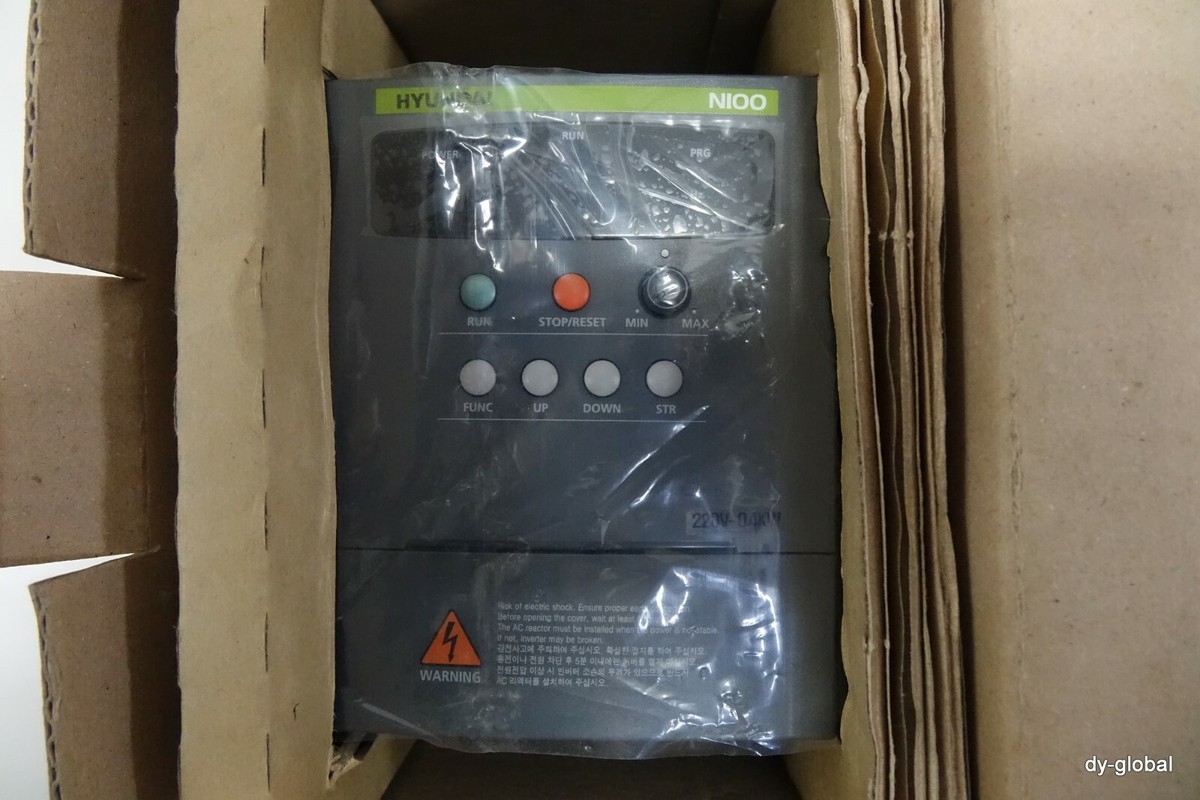 HYUNDAI NIB N100 Plus-004LF LOW VOLTAGE INVERTER 0.4kw/0.5HP DRV-I.