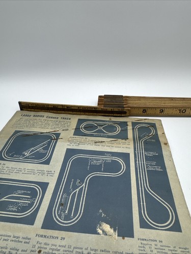 #P16 Vintage Marlines Planos de Vía 8 Pg Folleto C-190 0.27 0.34 Modelo de Ferrocarril - Imagen 5 de 6