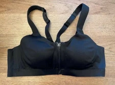 Victoria's Secret Pure Black 32D Sweat on Point Knockout Max Support Sport Bra