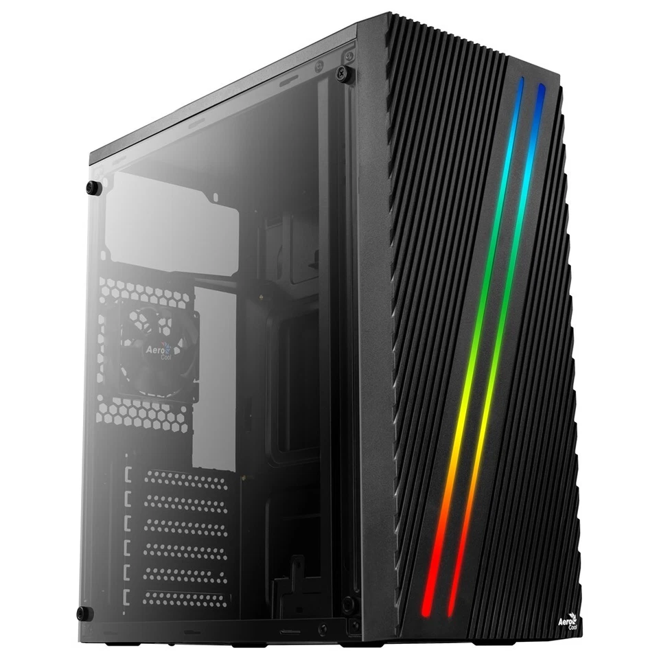 4718009158573 Aerocool Streak Midi Tower Black Aerocool - Image 3 of 4