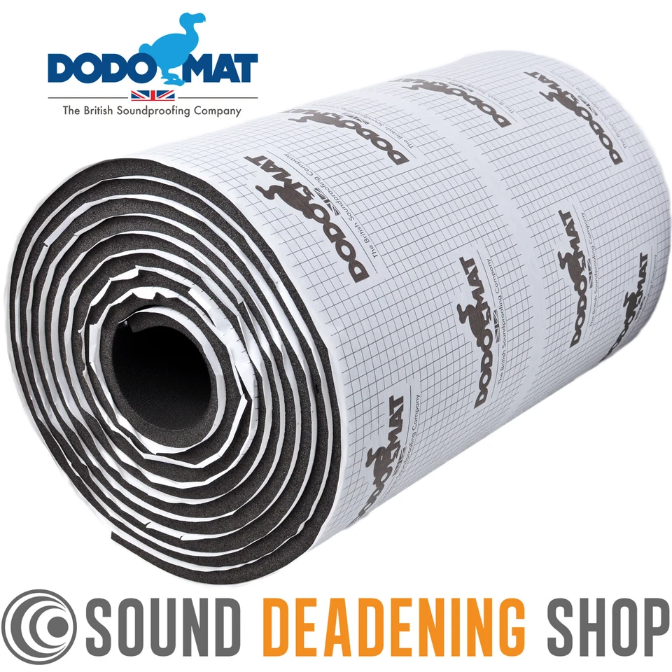 Dodo Super Liner 6m Roll Car Van Camper Insulation Sound Proofing Foam 12mm 1/2"