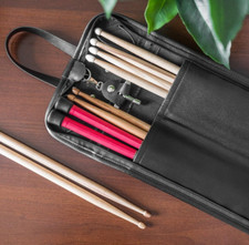 DRUMSTICK BAG Compact. Custom Drum Stick Case with Drum Key holder. Eco leather