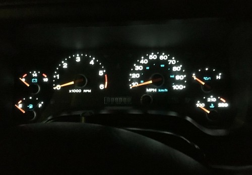 1997-2006 Jeep Wrangler TJ Gauge Cluster Instrument LED Kit - 第 1/4 張圖片