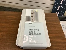 8 Shelf Hanging Fabric Shoe Organizer Light Gray - Made By Design